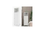 Vicco Badschrank Fynn Weiß - Midischrank Badezimmer Regal Badregal BadmöBel
