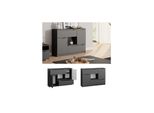 Vicco Sideboard Kommode Mehrzweckschrank Ruben Anthrazit 120 Cm 4 Schubladen Schrank