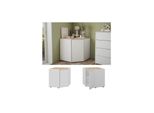 Vicco Eckkommode Betti Weiß Sonoma 78 X 78 Cm Wohnzimmer 1 TüR