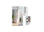 Vicco Kleiderschrank Schlafzimmerschrank Ruben 80Cm Mit Kleiderstange Schubladen