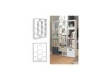 Vicco Raumteiler BüCherregal Standregal Wandregal BüRoregal 11 FäCher Weiß