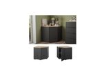 Vicco Eckkommode Betti Anthrazit Sonoma 78 X 78 Cm Wohnzimmer 1 TüR