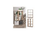 Vicco Raumteiler BüCherregal Standregal Aktenregal Regal 6 Sonoma