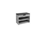 Vicco Schuhbank Schuhschrank Schuhablage Sitzbank Klappdeckel 6 Paar Beton