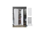 VICCO Schuhschrank TORGE Weiß - Wandschrank Stiefelschrank Schuhe Schuhregal