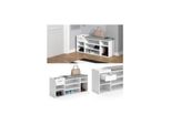 Vicco Schuhbank Schuhschrank Schuhregal Eleon Sitzbank Mit Sitzkissen 7 FäCher