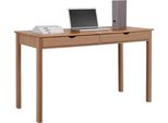 Schreibtisch INOSIGN Gava Tische Gr. B/H/T: 140 cm x 80 cm x 60 cm, beige (natur, naturfarben) Büroschreibtisch Holz-Schreibtische Schreibtisch Schreibtische Tisch