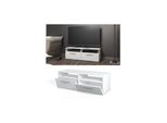 Vicco Lowboard Diego Fernsehschrank Sideboard Tv Fernsehtisch Weiß Hochglanz