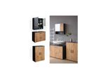 Vicco BadmöBelset Unterschrank Spiegelschrank Badschrank Irma Anthrazit Eiche BadmöBel