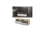 Vicco Lowboard Diego Fernsehschrank Sideboard Tv Fernsehtisch Sonoma Weiß