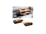Vicco Couchtisch Sofatisch Beistelltisch Bari Anthrazit/Goldkraft Kaffeetisch