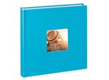 Hama Fotoalbum Jumbo Fotoalbum 30 x 30 cm, 100 Seiten, Album, Malibu, blau