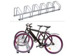 Vingo - Fahrradständer für 6 Fahrräder Fahrräde Aufstellständer Fahrradhalter Mehrfachständer Räder mtb