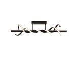 Brilliant Amalie Led Deckenleuchte 80Cm Schwarz, Metall/Kunststoff, 1X Led Integriert, 16 W , (Lichtstrom: 2100Lm, Lichtfarbe: 3000K)
