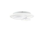 Brilliant Lampe, Sigune Led Deckenleuchte 40X40Cm Weiß/Schwarz, 1X Led Integriert, 40W Led Integriert, (4400Lm, 3000K), Mit Fernbedienung Dimmbar