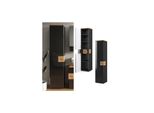 Vicco Hochschrank Badschrank Badezimmerschrank Eden 2 TüRen Schublade 5 FäCher