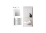 Vicco Spiegelschrank Freddy Weiß Spiegel Badspiegel Wandspiegel Badezimmer