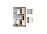 Vicco Spiegelschrank Aquis Spiegel Badspiegel Wandspiegel Bad Eiche Weiß