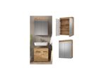 Vicco Spiegelschrank Badspiegel Wandspiegel Luna Spiegel Badezimmer Badschrank