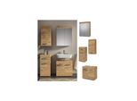 Vicco BadmöBel Set BadezimmermöBel Luna Spiegelschrank Unterschrank HäNgeschrank