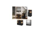 Vicco BadmöBel Set BadezimmermöBel Eden Spiegelschrank Unterschrank Midischrank