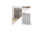 Vicco Medienregal Jukebox CD DVD Bluray Regal Standregal Regalwand Beton
