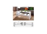 Vicco Couchtisch Weiß Wohnzimmer Sofatisch Kaffeetisch Beistelltisch Tisch