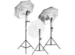 Fotostudio-Beleuchtung Set mit Stativen & Schirmen vidaXL310523