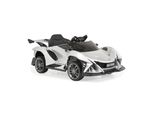 Moni Kinder Elektroauto Flash Metallic 4 Motoren, MP3, Fernbedienung, Eva-Reifen Silber