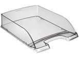 Leitz 5226-00-92 5226 Briefkorb Transparent Plus, A4, Polystyrol, Grau