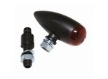 Highsider Luce Posteriore A Led MICRO-BULLET, Nero, Rosso