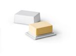 Continenta Gmbh Butterdose FüR 250G Butter, Keramik Weiß 12X10X6Cm 3926