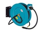 Schlauchaufroller Offen 9040OS-10, 20 Meter, Druckluftschlauch Blau, 2 Meter Anschlussschlauch