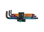 950/9 Hex-Plus Multicolour 1 WinkelschlüSselsatz, 9-Teilig, Schraubendreher Mit Halteclip, Blacklaser-OberfläChe