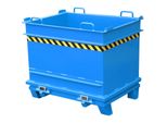 Baustoffcontainer bc 1000, lackiert, Lichtblau - Bauer