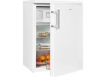E (A bis G) EXQUISIT Kühlschrank Kühlschränke weiß Kühlschränke mit Gefrierfach