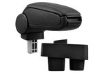 [Bracciolo Centrale, Perfetto Per Skoda Roomster Dal 2006 - Bracciolo Con Vano Portaoggetti - Rivestito - Pelle Artificiale - Nero