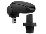 [Bracciolo Centrale, Perfetto Per Toyota Yaris A Partire Dal 2006 - Bracciolo Con Vano Portaoggetti - Rivestito - Pelle Artificiale - Nero