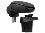 [Bracciolo Centrale, Perfetto Per Suzuki SX4 + Fiat Sedici Dal 2006 - Bracciolo Con Vano Portaoggetti - Rivestito - Pelle Artificiale - Nero