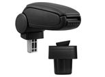 [Bracciolo Centrale, Perfetto Per Suzuki Swift (Dal 2005, Tipo Mz/Ez) - Bracciolo Con Vano Portaoggetti - Rivestito - Pelle Artificiale - Nero