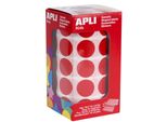 Agipa Apli Kids Sticker Creativo "Round"", In Rotolo, Rosso"