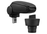 [Bracciolo Centrale, Perfetto Per Bmw Mini (1A Generazione), Anni 2001 - 2006 - Bracciolo Con Vano Portaoggetti - Rivestito - Pelle Artificiale - Nero