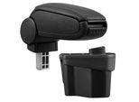 [Bracciolo Centrale, Perfetto Per Kia Rio 3A Generazione (Tipo Ub, Dal 2011) - Bracciolo Con Vano Portaoggetti - Rivestito - Pelle Artificiale - Nero