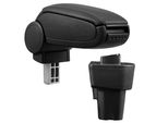 [Bracciolo Centrale, Perfetto Per Kia Picanto 2A Generazione (Dal 2011) - Bracciolo Con Vano Portaoggetti - Rivestito - Pelle Artificiale - Nero