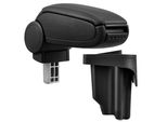 [Bracciolo Centrale, Perfetto Per Bmw E46, Anni 1998 - 2007 - Bracciolo Con Vano Portaoggetti - Imbottito - Pelle Artificiale - Nero