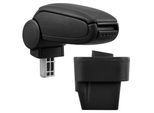 [Bracciolo Centrale, Perfetto Per Opel Astra H, Anni 2004-2010 - Bracciolo Con Vano Portaoggetti - Rivestito - - Nero