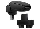 [Bracciolo Centrale, Perfetto Per Opel Corsa C Modello Anni 10/2000 - 2006 - Bracciolo Con Vano Portaoggetti - Rivestito - - Nero