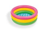 Intex 57107NP - Piscina Per Bambini - Piscina Per Bambini Sunset Glow (61X22 Cm) Gonfiabile Per Bambini A 3 Anelli
