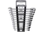 Ringratschen-GabelschlüSsel-Set, 12-Teilig, Umschaltbar, SchraubenschlüSsel SW 8 - 19Mm