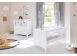 Babymöbel-Set PINOLINO Florentina weiß Baby Schlafzimmermöbel-Sets Baby-Bettsets